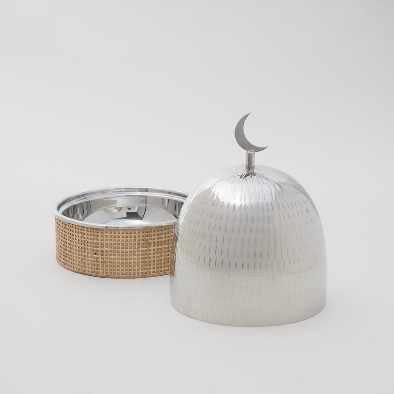 La Mesa Large Food Serving Pot Silver - Image 5